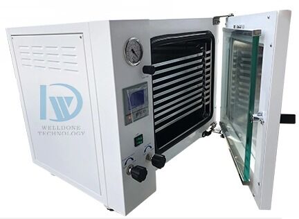 30~300°C sıcaklık kontrolü ve yüksek güvenlik düzeyi için 2 yıllık garanti ile otomatik laboratuvar vakum kurutma makinesi