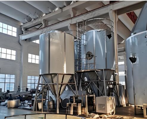 Düşük Sıcaklıkta Kurutma Püskürtmeli Kurutma Makinesi Kurutma Verimliliği %70 Patlamaya Dayanıklılık