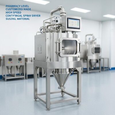Eczane Düzeyinde ve Özelleştirilmiş Yüksek Hızlı Santrifüj Sprey Kurutucu SUS316L Malzemesi