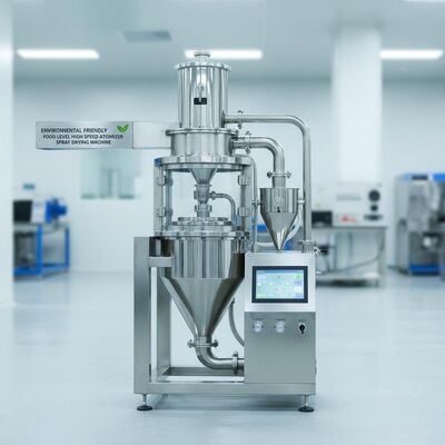 Çevre Dostu ve Gıda Seviyesinde Yüksek Hızlı Atomizer Sprey Kurutma Makinesi