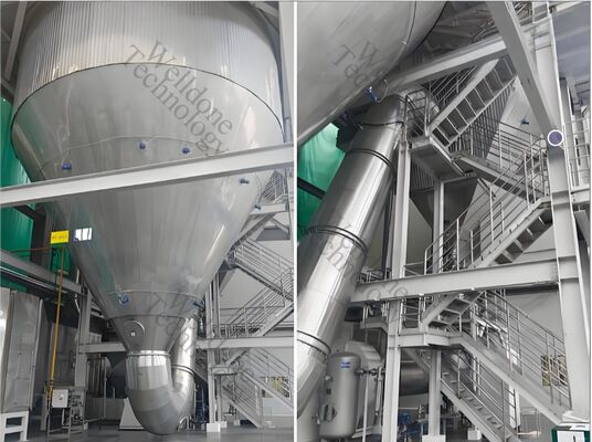 Özelleştirilmiş ve Büyük İndirimli Gıda İçerikleri Oligosakkaritler Endüstriyel Sprey Kurutucu Makinesi