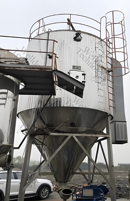 Yüksek verimlilik % 70 SUS316L Endüstriyel püskürtme kurutma makinesi 120-350°C sıcaklık aralığı ile