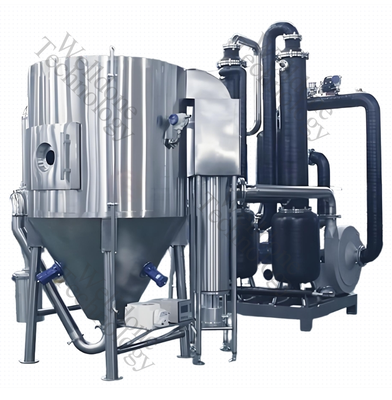 Gıda sınıfı SUS316L Merkez sıvı sprey kurutma makinesi % 70 kurutma verimliliği ve 120-350°C sıcaklık kontrolü ile