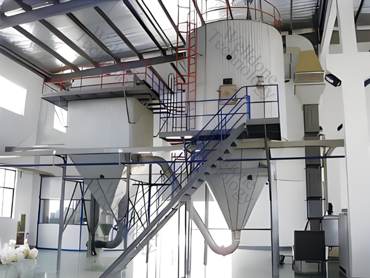 Gıda endüstrisi için % 70 kurutma verimliliği ile enerji tasarruflu ve çevre dostu püskürtme kurutma makinesi