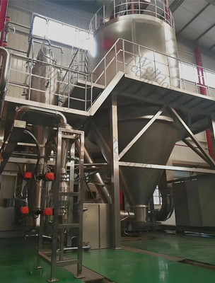 Özelleştirilmiş ve Düşük Maliyetli / Büyük İndirimli GMP Püskürtmeli Kurutma Makinesi, 120-350 ° Kurutma Sıcaklığı