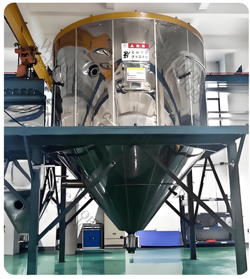 Eczane düzeyi % 70 kurutma verimliliği ile özel yapımı LPG Model püskürtme kurutma makinesi