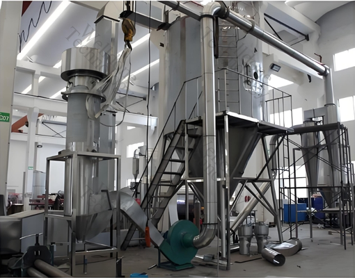 Yüksek verimlilik % 70 kurutma SUS316L Enerji tasarrufu endüstriyel kullanım için santrifugal atomizer püskürtme kurutma makinesi