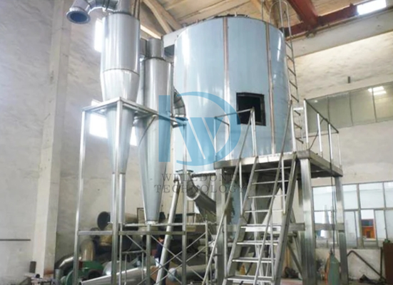 Eczane Düzeyinde ve 120-350 ° Kurutma Sıcaklığına Sahip Özel Yapılmış GMP Püskürtmeli Kurutma Makinesi