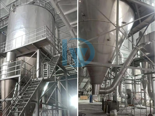 Kahve Tozu Üretimi için Düşük Maliyetli ve Yüksek Verimli SUS316L Püskürtmeli Kurutma Makinesi
