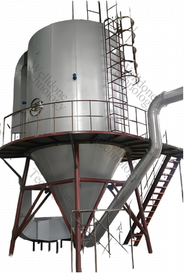 Özelleştirilmiş ve Düşük Maliyetli / Büyük İndirimli GMP Püskürtmeli Kurutma Makinesi, 120-350 ° Kurutma Sıcaklığı