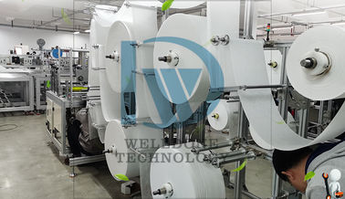 FFP3 FFP2 N95 yüz maskesi vücut yapımı 15.5kw yardımcı ekipman